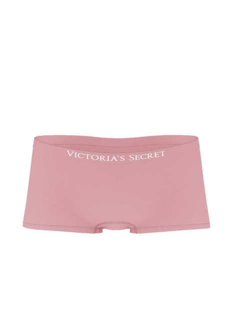 Женские бесшовные трусики шортики Victoria's Secret 1159838625 (Розовый M)