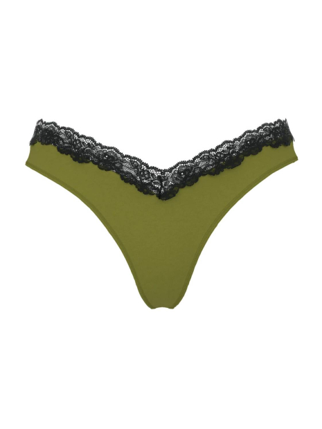 Шикарные трусики тонг Victoria's Secret 1159838654 (Зеленый XL)