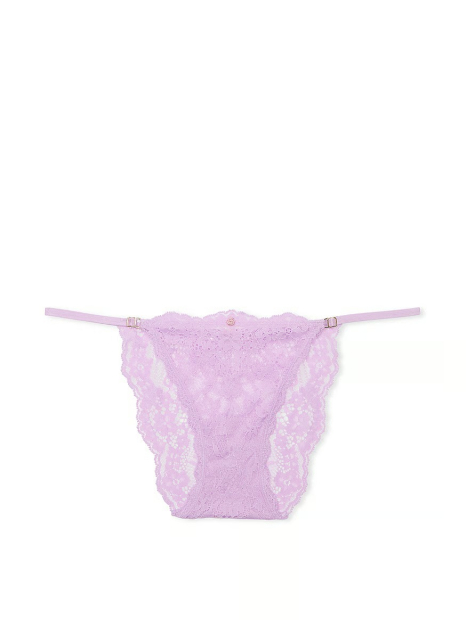 Мереживні трусики бікіні Victoria's Secret 1159838701 (бузковий XL)