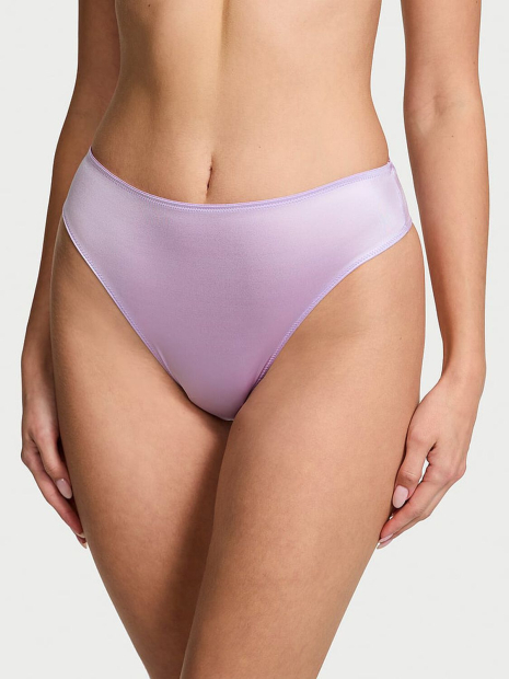 Гладкие трусики тонг Victoria's Secret с ремешками 1159838931 (Сиреневый XS)