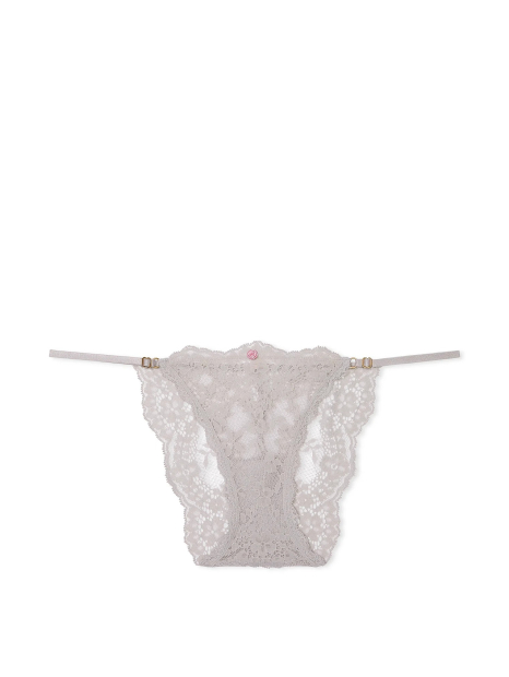 Кружевные трусики бикини Victoria's Secret 1159838959 (Серый XL)