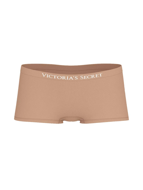 Бесшовные трусики шортики Victoria's Secret 1159841752 (Бежевый L)