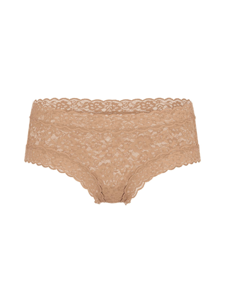 Мереживні трусики чики Victoria's Secret 1159839669 (Бежевий L)