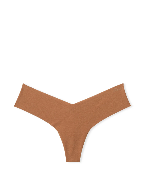 Трусики безшовні тонг Victoria's Secret Pink 1159839846 (Коричневий L)
