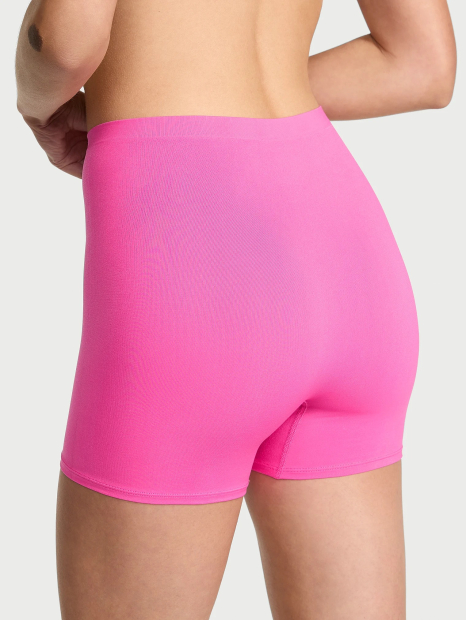 Бесшовные трусики шортики Victoria's Secret высокая посадка 1159840187 (Розовый XXL)