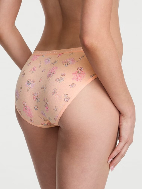 Женские трусики бикини Victoria's Secret с принтом 1159841230 (Розовый M)