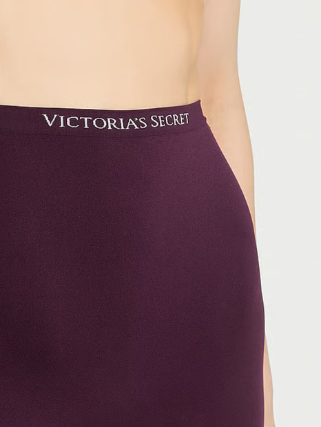 Бесшовные трусики шортики Victoria's Secret высокая посадка 1159842741 (Бордовый S)