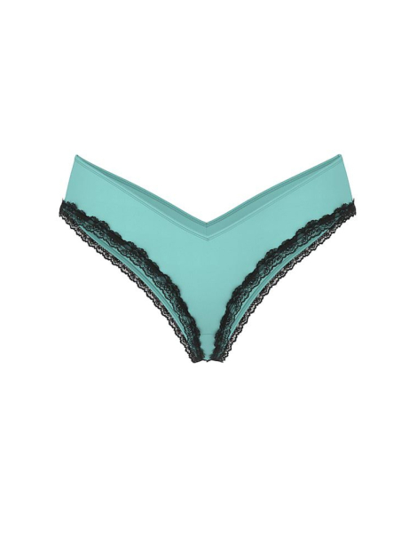 Шикарные трусики чики Victoria's Secret 1159843655 (Бирюзовый XS)