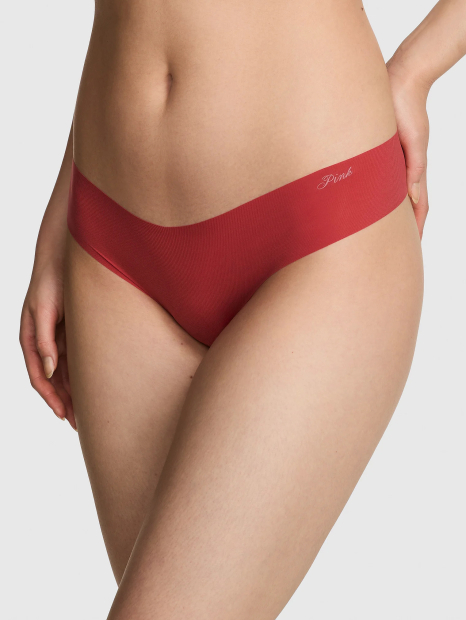 Трусики тонг Victoria's Secret Pink 1159843954 (Червоний L)