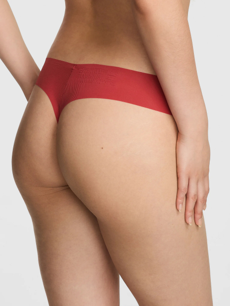 Трусики тонг Victoria's Secret Pink 1159843954 (Червоний L)