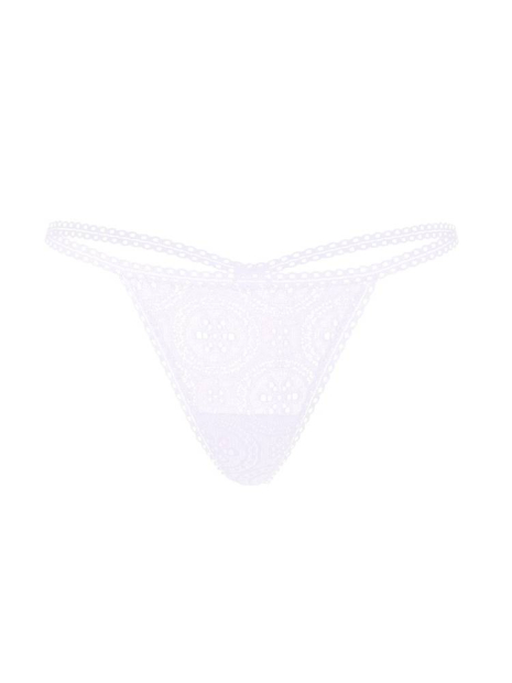 Мереживні трусики стрінги Victoria's Secret PINK 1159846094 (Бузковий S)