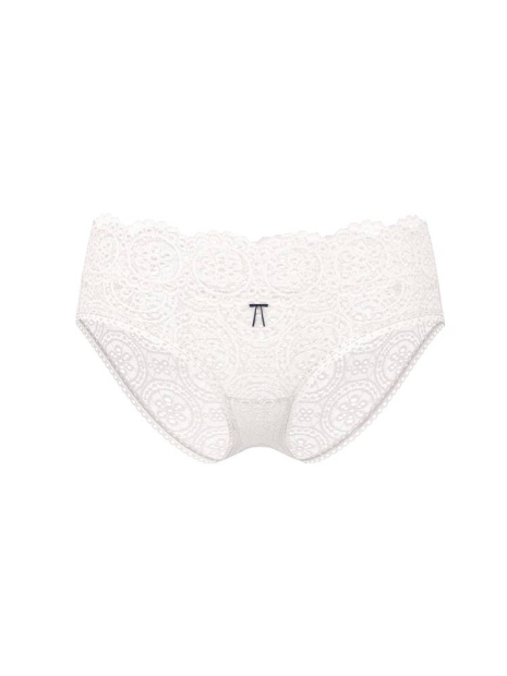 Жіночі мереживні трусики хіпхагери Victoria's Secret PINK 1159845699 (Молочний M)