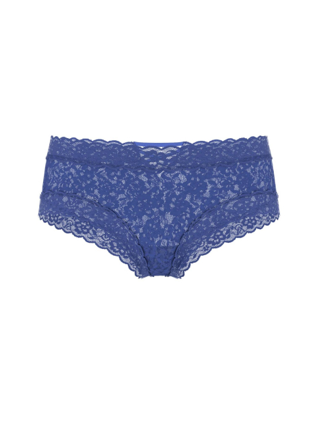 Кружевные трусики чики Victoria's Secret 1159845864 (Синий M)