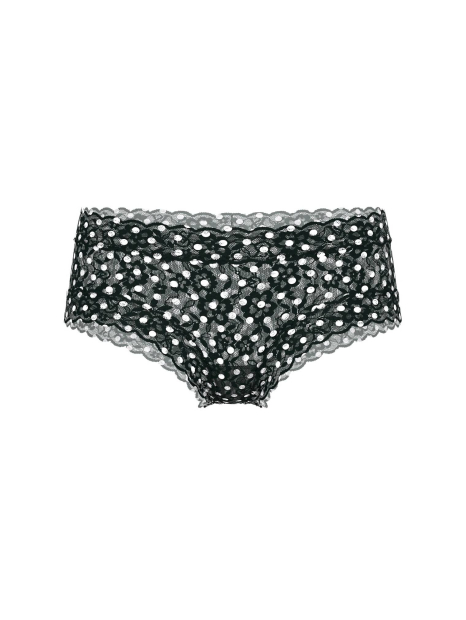 Мереживні трусики чіки Victoria's Secret 1159845880 (Чорний M)
