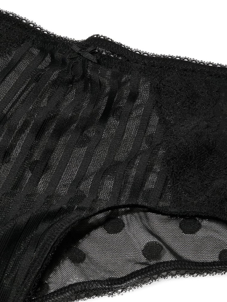 Розкішні трусики чики Victoria's Secret 1159847788 (Чорний XL)
