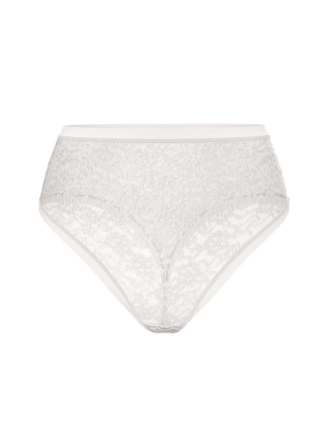 Стильні безшовні трусики тонг Victoria's Secret з високою посадкою 1159846654 (Молочний S)