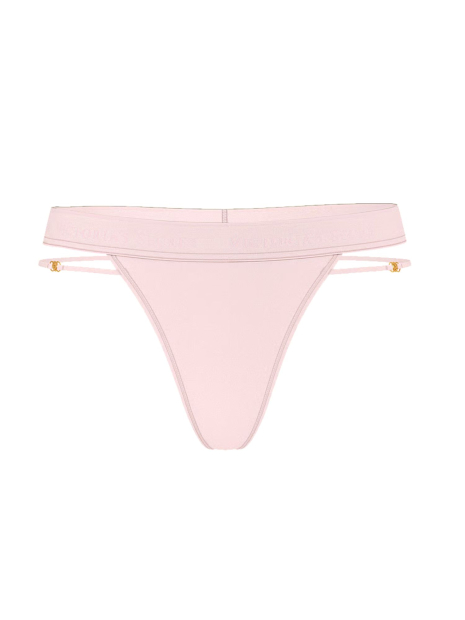 Хлопковые трусики тонг Victoria's Secret с бретелями 1159846667 (Розовый S)