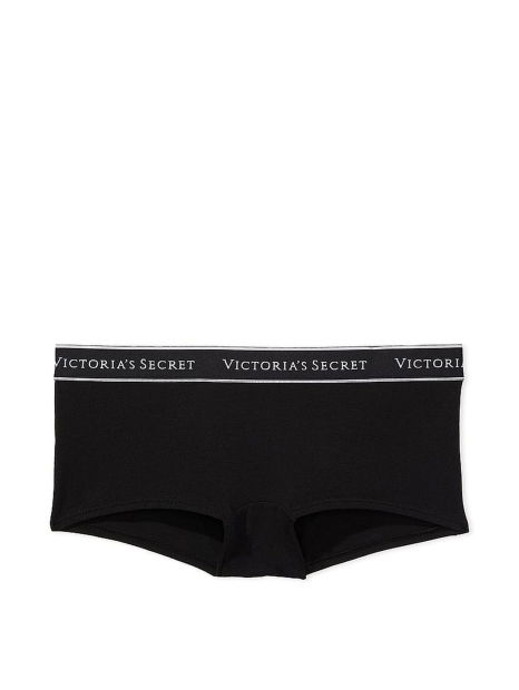 Женские трусики шортики Victoria's Secret 1159847116 (Черный S)