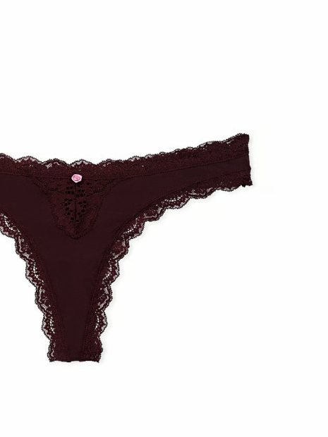 Женские гладкие трусики Victoria's Secret тонг 1159847291 (Коричневый XL)