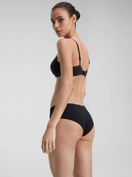 Гладкі жіночі трусики Calvin Klein хіпстери 1159847582 (Чорний XL)