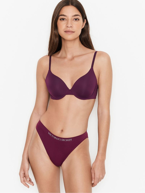 Жіночі трусики бікіні Victoria's Secret 1159847616 (Бордовий XXL)