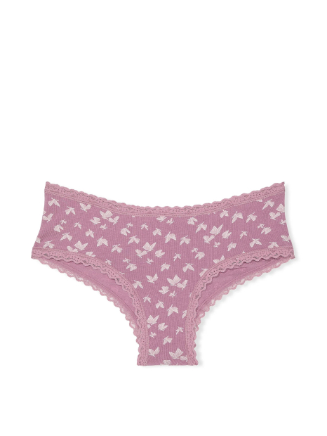 Жіночі трусики чіки Victoria's Secret з принтом 1159847767 (Бэзовий XL)