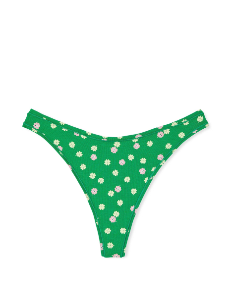 Женские трусики тонг Victoria's Secret Pink 1159847808 (Зеленый XL)