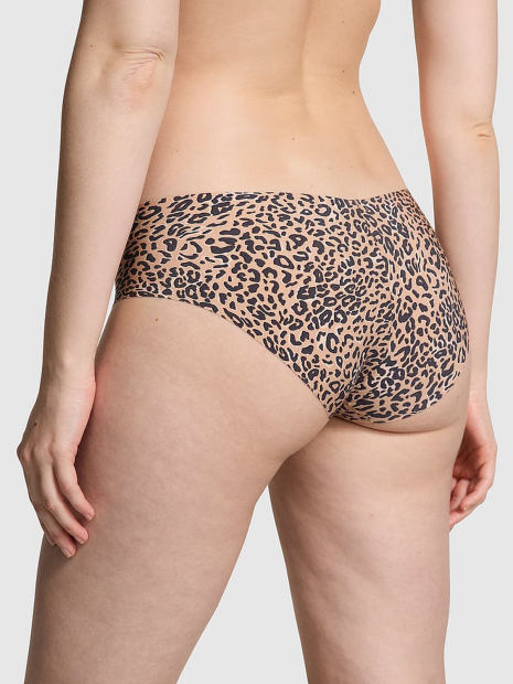 Бесшовные трусики хипхаггеры Victoria's Secret PINK с принтом 1159848458 (Леопардовый M)