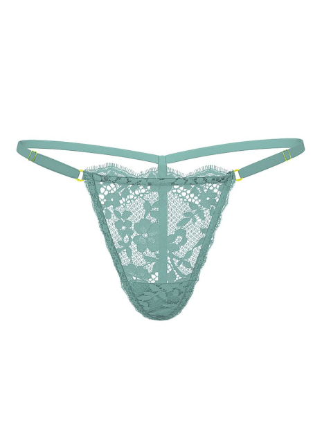 Кружевные трусики стринги Victoria's Secret 1159849024 (Бирюзовый M)