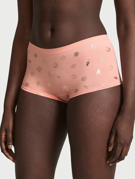 Трусики шортики Victoria's Secret з принтом 1159849253 (рожевий S)