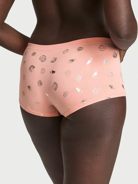 Трусики шортики Victoria's Secret з принтом 1159849253 (рожевий S)