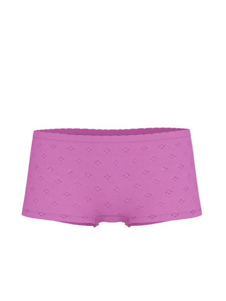 Трусики шортики Victoria's Secret з перфорацією 1159849333 (рожевий M)