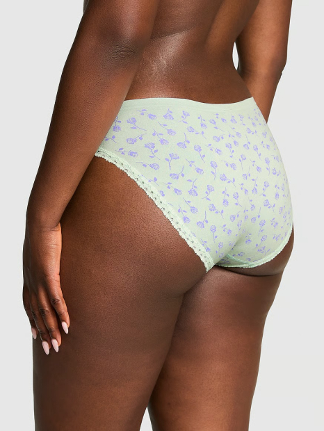 Жіночі трусики бікіні Victoria's Secret Pink із принтом 1159849337 (Зелений S)