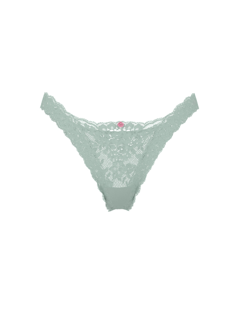 Кружевные трусики бразильяны Victoria's Secret 1159849978 (Зеленый S)