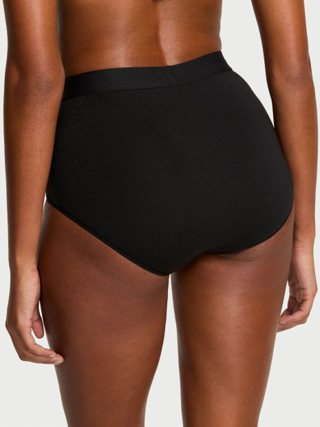 Жіночі трусики брифи Victoria's Secret зі стразами 1159850791 (Чорний M)