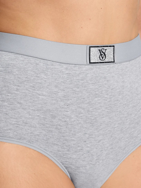 Жіночі трусики брифи Victoria's Secret зі стразами 1159851324 (Сірий XL)