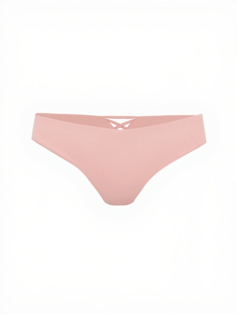 Бесшовные трусики тонг Victoria's Secret 1159852640 (Розовый M)