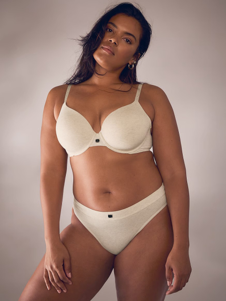 Жіночі трусики Victoria's Secret тонг 1159852951 (Сірий S)