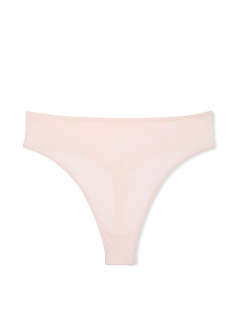 Гладкие трусики тонг Victoria's Secret с ремешками 1159853617 (Розовый S)