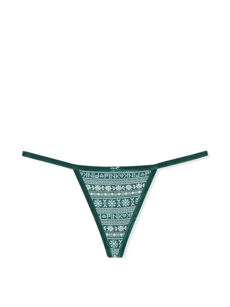 Трусики стринги Victoria's Secret Pink 1159854381 (Зеленый XL)