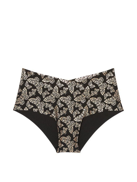 Бесшовные трусики чики Victoria's Secret с принтом 1159855756 (Черный M)
