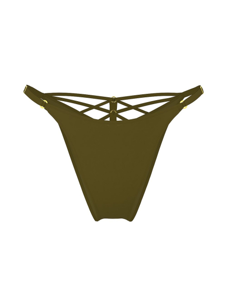 Женские трусики бразильяны Victoria's Secret 1159856198 (Зеленый M)