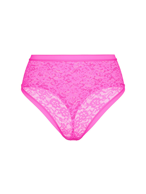 Безшовні трусики тонг Victoria's Secret з високою посадкою 1159857642 (Рожевий XS)