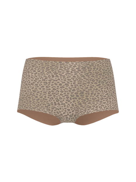 Безшовні трусики шортики Victoria's Secret Pink з принтом 1159857851 (Леопардовий M)