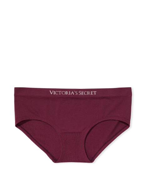 Трусики хипхагеры Victoria's Secret с логотипом 1159859516 (Бордовый XXL)