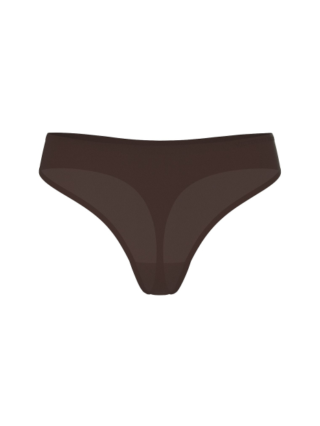 Гладкі трусики тонг Flex Victoria's Secret з логотипом 1159859821 (Коричневий S)