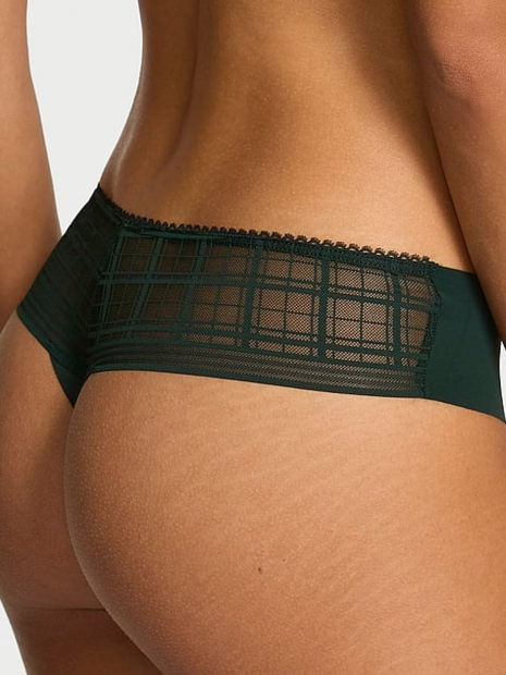 Женские трусики тонг Victoria's Secret с сеточкой 1159860011 (Зеленый S)