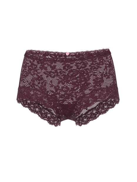 Кружевные трусики шортики Victoria's Secret 1159860196 (Фиолетовый XS)