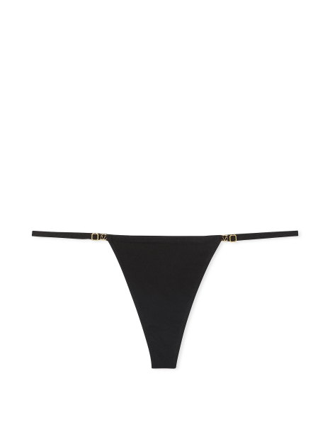 Женские трусики тонг Victoria's Secret 1159860865 (Черный M)