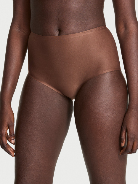 Гладкие трусики брифы Flex Victoria's Secret с логотипом 1159861154 (Коричневый XS)